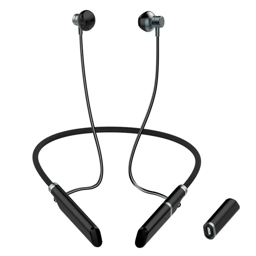 [NBND-B998-BK01] iFAST B998 Bluetooth 6.0 Wireless Neckband Earphone with Extra Replaceable (Rechargeable) Batteries | Black