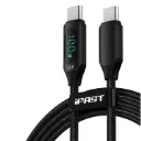 Digital Display Nylon Data Cable | 100W Type C (2M)