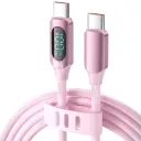 Digital Display Silicone Data Cables | 100W Type C to C (1M)